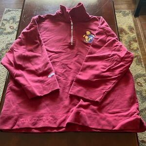 Vintage Eeyore quarter zip sweatshirt